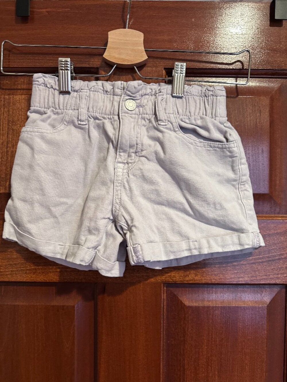 Cat & Jack Girls Light Khaki Shorts Size Medium 8/10 Casual Cotton Shorts